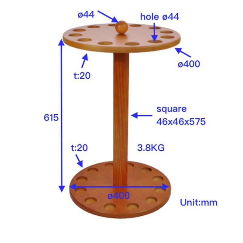 hardwood stand for walking canes
