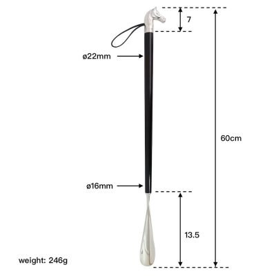 Long Handle Wooden Metal Shoe
