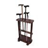Wooden walking stick stand
