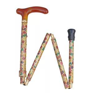 Walking Cane Folding Acrylic Fritz Handle Cane