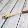 Excellent Horse head Metal Shoe Horn Long Handle For Seniors 23.6" 2 Shoe Horn Long Handle