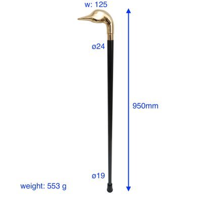 Best Supplier Brass Goose Head Walking Stick 13 vendor Brass Elegant Goose Head Walking Stick