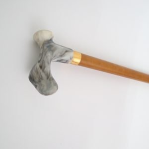 manufacturer Right Plastic Handle Wooden Walking Stick