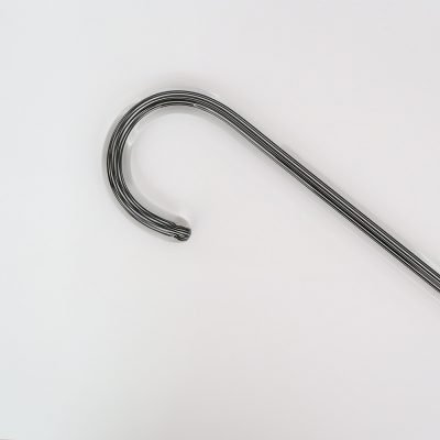 Clear Crook Walking Cane & black line manufacturer
