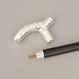 maker Brass Derby Handle Black Shaft Walking Cane