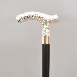 manufacturer Brass Derby Handle Black Shaft Walking Cane