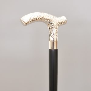 factory Brass Derby Handle Black Shaft Walking Cane