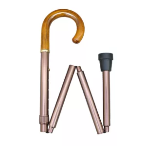 Outstanding Hook Handle Foldable Walking Stick