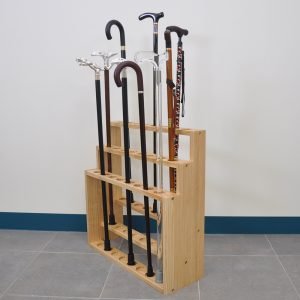 Wooden Walking Stick Display