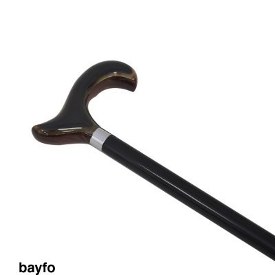 Sheesham and water buffalo horn walking stick