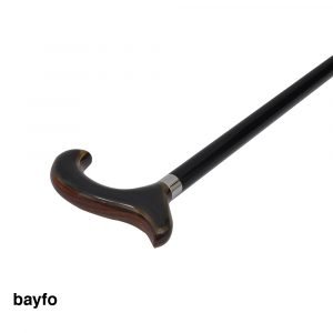 Sheesham and water buffalo horn walking stick