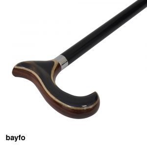 Sheesham and water buffalo horn walking stick
