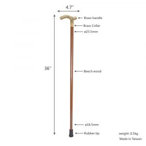 solid wood cane