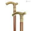 Engraving Brass Fritz Handle Walking Cane
