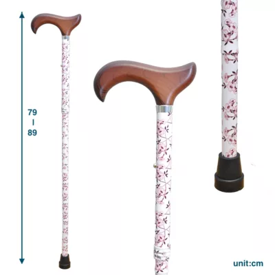 Beautiful Folding Walking Stick Floral