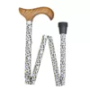 Snow Leopard Derby Walking Cane
