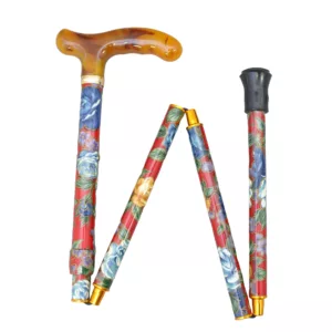 Beautiful Textile Pattern Walking Stick