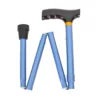 Fritz Blue Travel Mini Folding Adjustable Walking Cane 29-33"