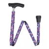 Slim Neck Fritz Handle Folding Walking Stick