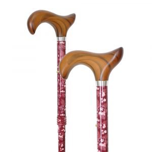 Floral Folding Walking Stick vendor