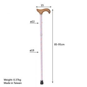 vendor Beautiful Rose Floral Folding Walking Cane