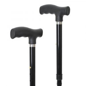 Aluminum 5 section adjustable folding cane