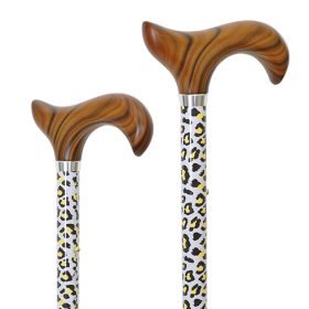 supplier Leopard Derby Walking Cane