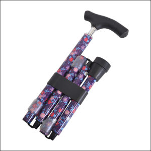 Slim Neck Fritz Handle Folding Walking Stick