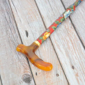 Textile Pattern Walking Stick