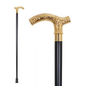 Reliable Taiwan manufacturer Brass Handle Walking Cane 