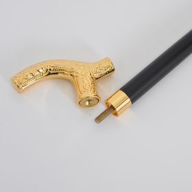 Reliable Taiwan manufacturer Brass Handle Walking Cane 