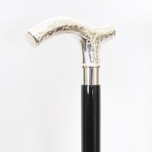 Engraving Brass Handle Walking Cane