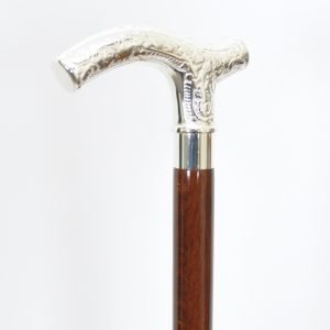 Brass Handle Wood Walking Stick Cane Strong Sturdy