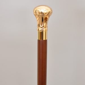 manufacturer Crown Brass Handle Walking Stick