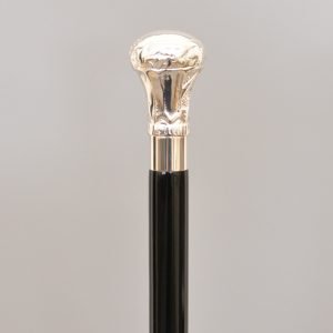 Brass Crown Handled Walking Cane