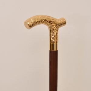 factory Embossed Brass Derby Cane