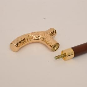 manufacturer Embossed Brass Derby Cane
