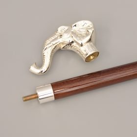 wooden Elephant Walking Cane