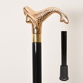 Best Quality Gold Mermaid Walking Stick Cane supplier
