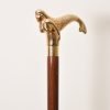 Brass Mermaid Handle Walking Cane