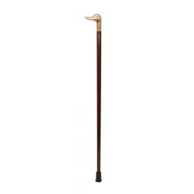 Unisex Duck Solid Cast Brass Handle Cane