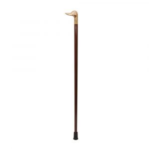Unisex Duck Solid Cast Brass Handle Cane