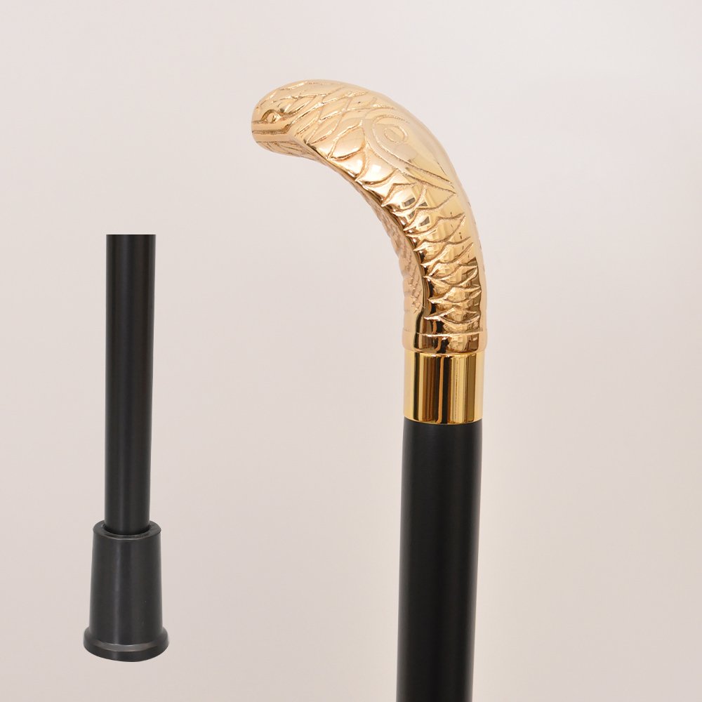 Solid Brass Cobra Handle Wooden Walking stick 5 supplier Solid Brass Cobra Handle Wooden Walking stick