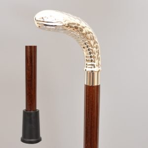 Vintage Brass snake Anaconda head handle wooden walking stick cane 7 Vintage Brass snake Anaconda head handle wooden walking stick cane