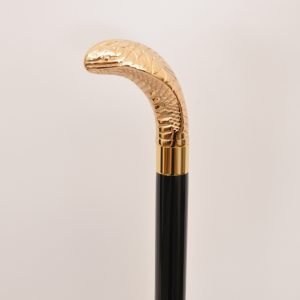 Black Cobra Wooden Walking Cane