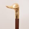 Duck Brass Head with Beechwood Shaft walking stick 2 Duck Brass Head with Beechwood Shaft walking stick