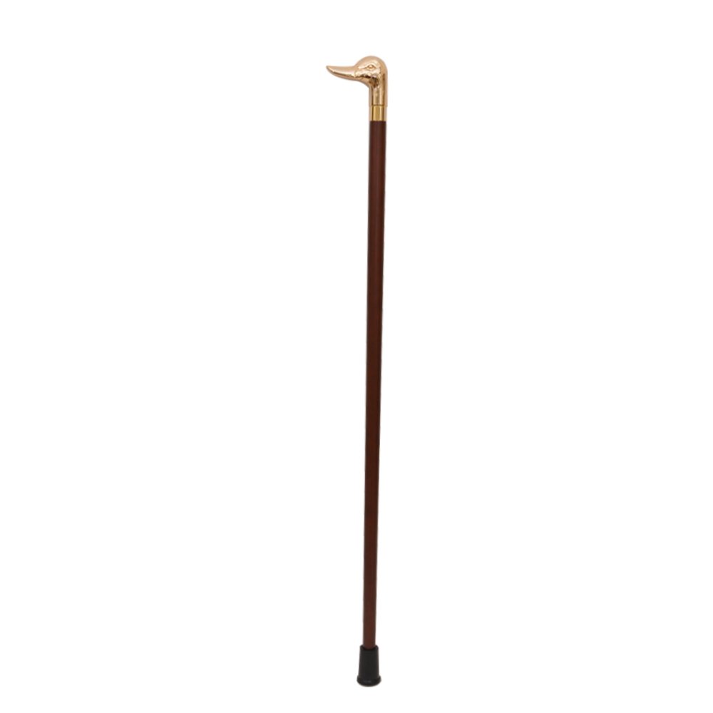 Duck Brass Head with Beechwood Shaft walking stick 7 Duck Brass Head with Beechwood Shaft walking stick