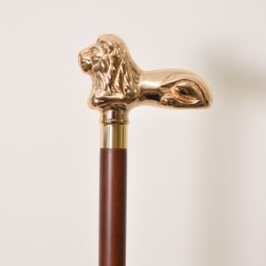 Lion Walking Stick Exclusive Wooden Cane