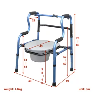Portable Commode Toilet Chair