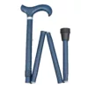 Adjustable Walking Stick with Patterned Derby Handle